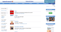 Desktop Screenshot of kabarett-news.de