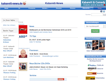Tablet Screenshot of kabarett-news.de